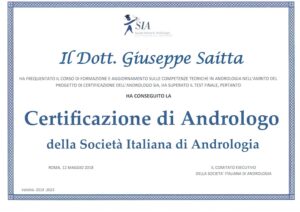 SIA Giuseppe Saitta urologo andrologo 1